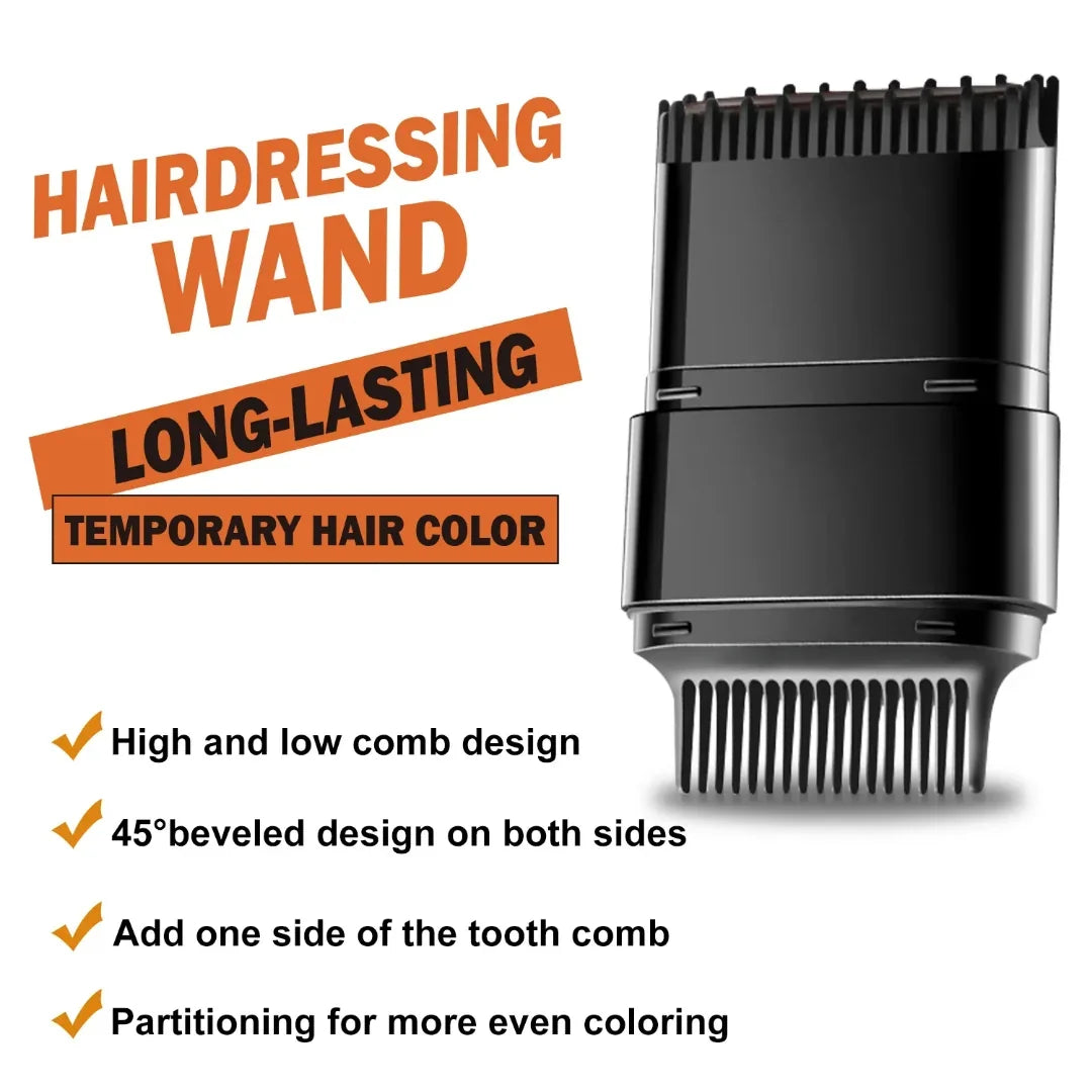 Hairdressing Wand Natural Black White Hair Covering Stick (Imported)
