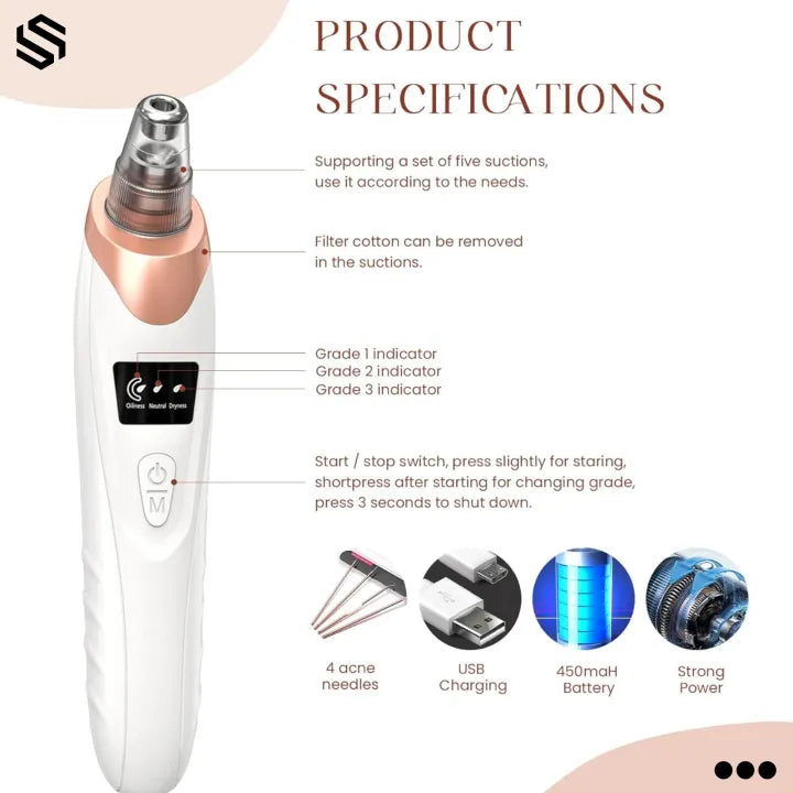 5 In 1 Black Head Remover Machine