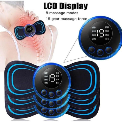 EMS Mini Electric Body Massager – Cervical, Neck & Back Pain Relief